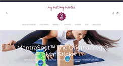 Desktop Screenshot of mymatmymantra.com